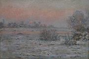 Claude Monet Soleil d'hiver a Lavacourt china oil painting artist